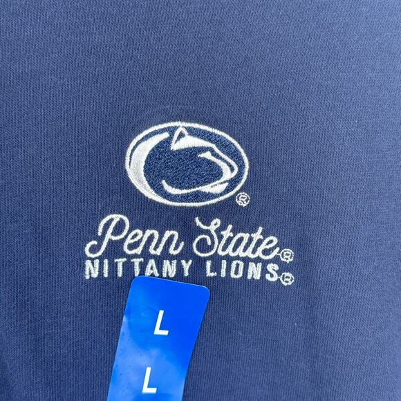 Champion Penn State Nittany Lions Mens Blue Long Sleeve Hoodie Size Large - Picture 2 of 10